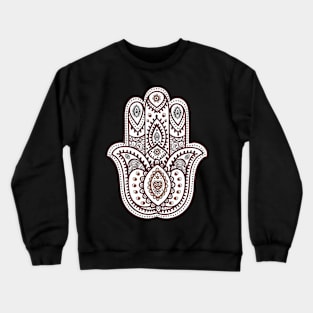 Hamsa Hand Mandala Crewneck Sweatshirt